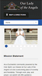 Mobile Screenshot of ourladyoftheangels.net